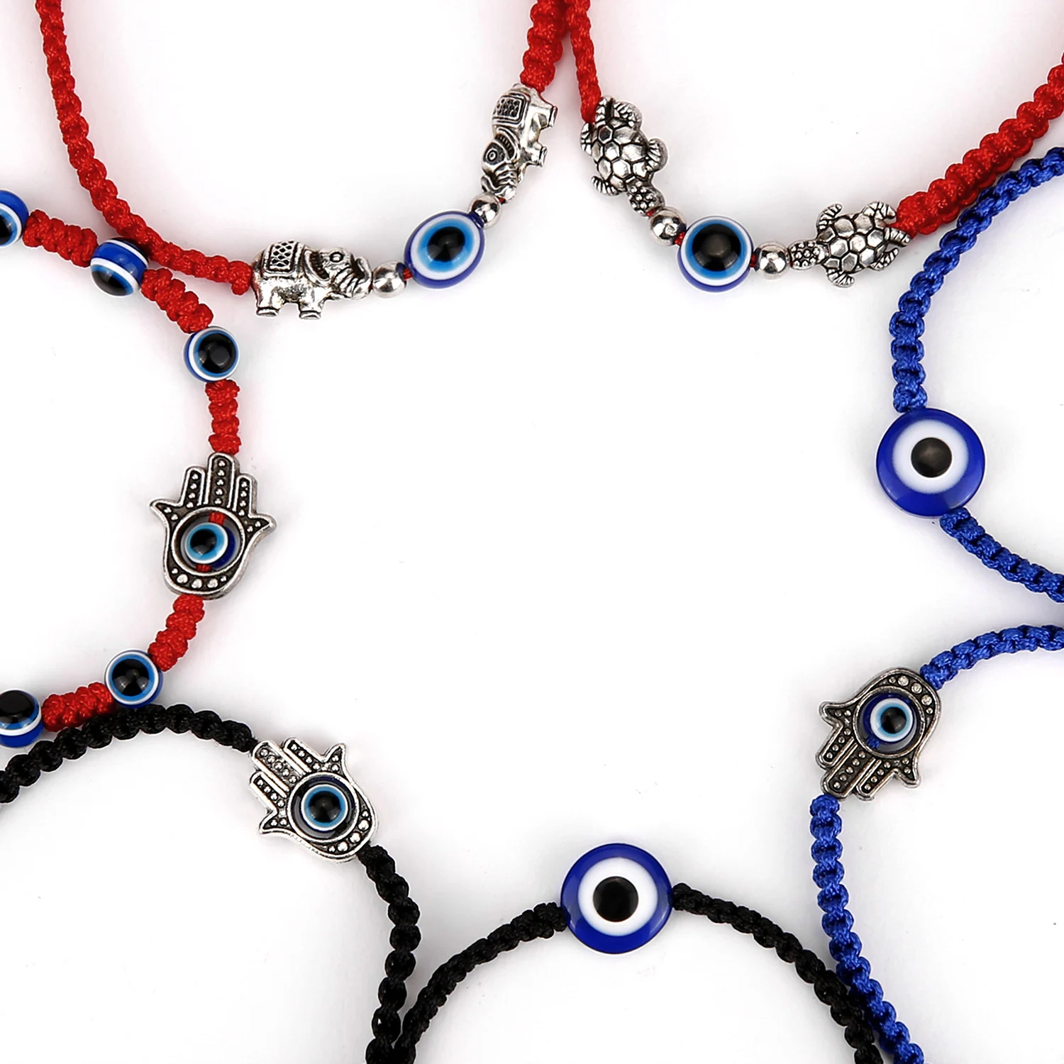 Classic Evil Eye Braided Bracelet for Protection Lucky Amulet Black Rope Adjustable Wristband Spiritual Jewelry for Men Women - Image 6