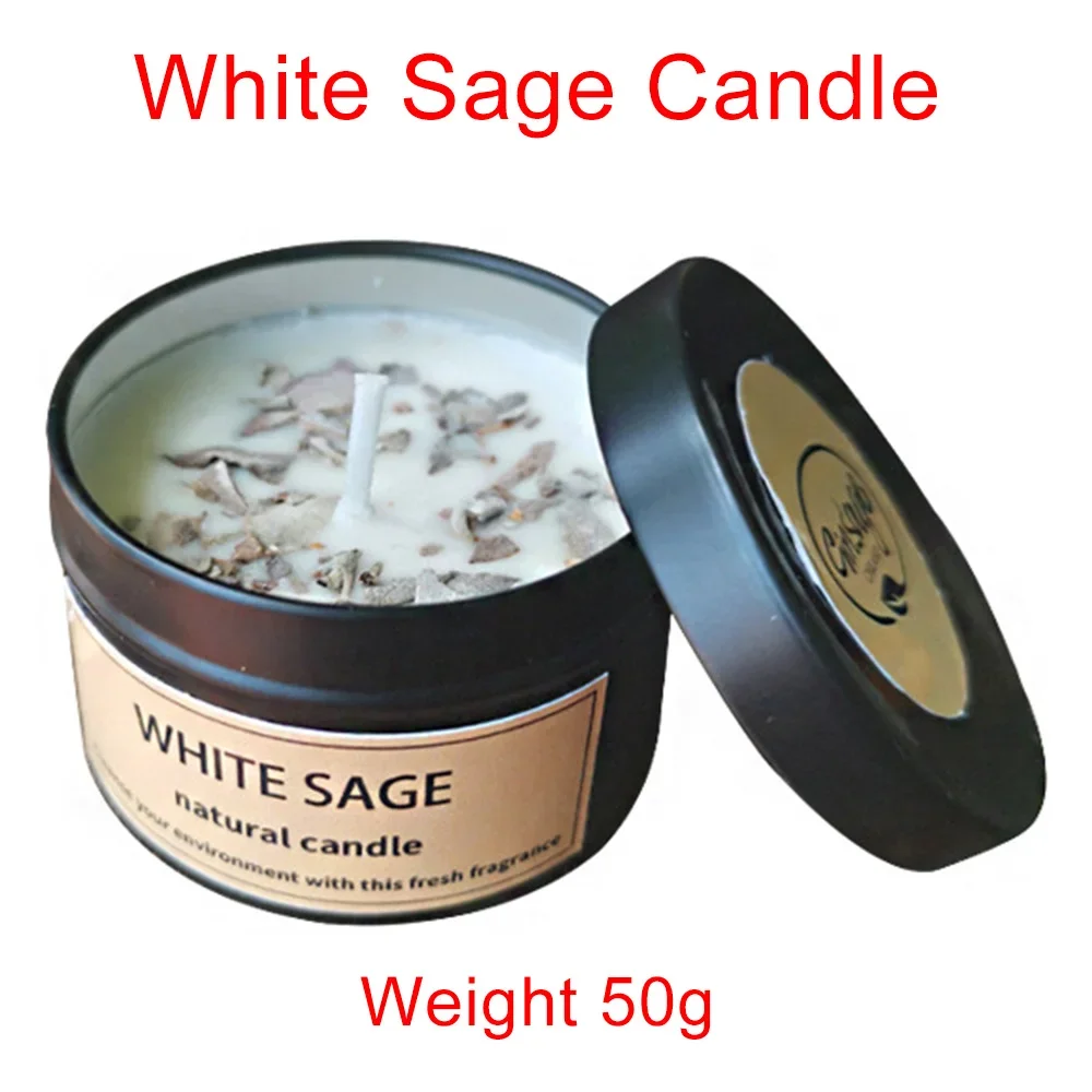 HQ White Sage Bundle And Candle California Smudge Stick Wand for Spiritual Incense Sticks Burning Aromatherapy Energy Cleansing - Image 5