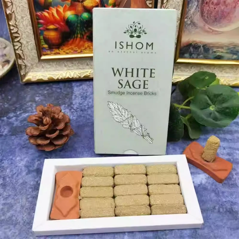 Peruvian Holy Wood Sage Sandalwood Rose Agarwood Plant Incense Brick Plant Agarwood Fragrance Sooth Mind Help Sleep Purifie Air - Image 7
