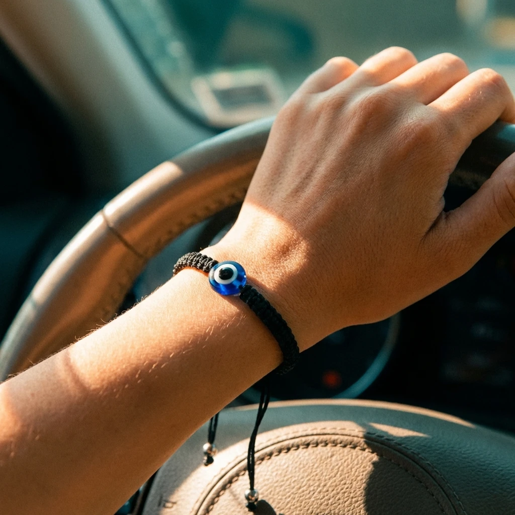 Classic Evil Eye Braided Bracelet for Protection Lucky Amulet Black Rope Adjustable Wristband Spiritual Jewelry for Men Women - Image 3