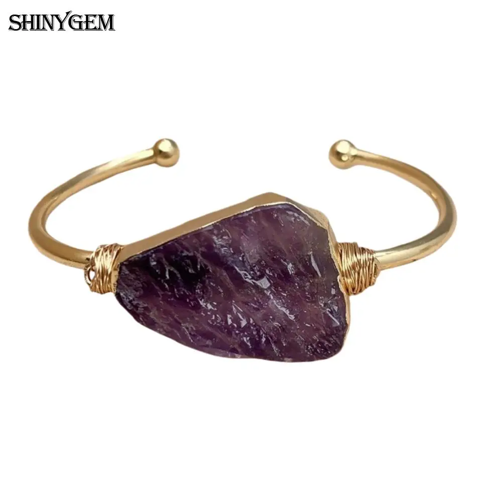 Healing Purple Pink Crystal Hand Winding Irregular Natural Amethyst Strawberry Rose Quartz Energy Protection Bracelet - Image 9