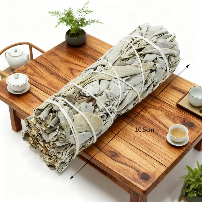 100% Natural Incense White Sage Bundle Smudge Sticks Home Purification Pure Leaf Meditation Portable Energy Cleansing Bundles - Image 2