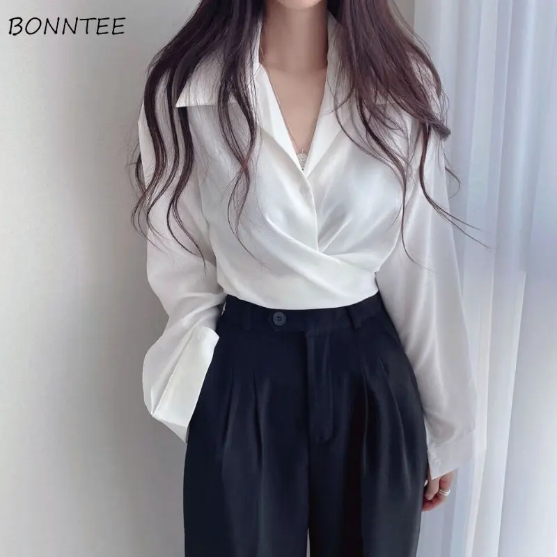 White Chic Design Lace-up Top