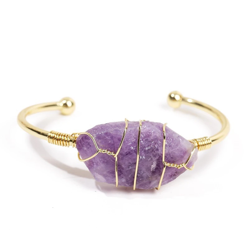 Irregular Citrine Handmade Stone Healing Crystal Bracelet - Image 11