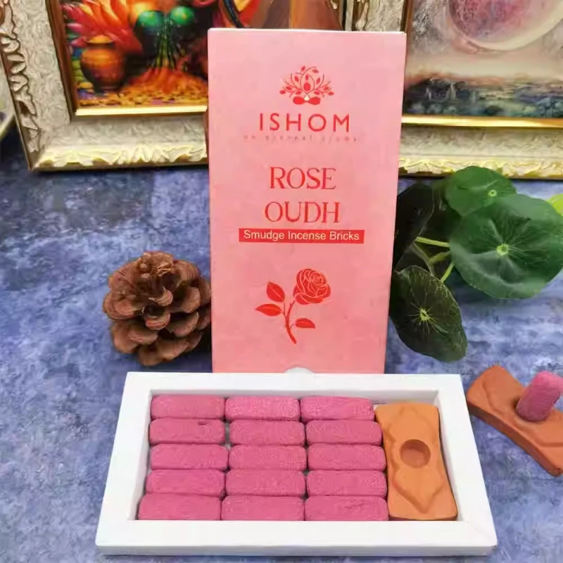 Peruvian Holy Wood Sage Sandalwood Rose Agarwood Plant Incense Brick Plant Agarwood Fragrance Sooth Mind Help Sleep Purifie Air - Image 9