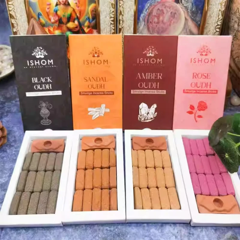 Peruvian Holy Wood Sage Sandalwood Rose Agarwood Plant Incense Brick Plant Agarwood Fragrance Sooth Mind Help Sleep Purifie Air - Image 4