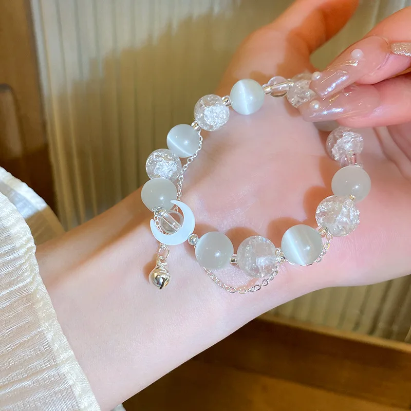 Pink Crystal Natural Stone Bracelet Reiki Energy Strand Bracelets Bangles For Women Prayer Blessing Health Wristband Jewelry - Image 18