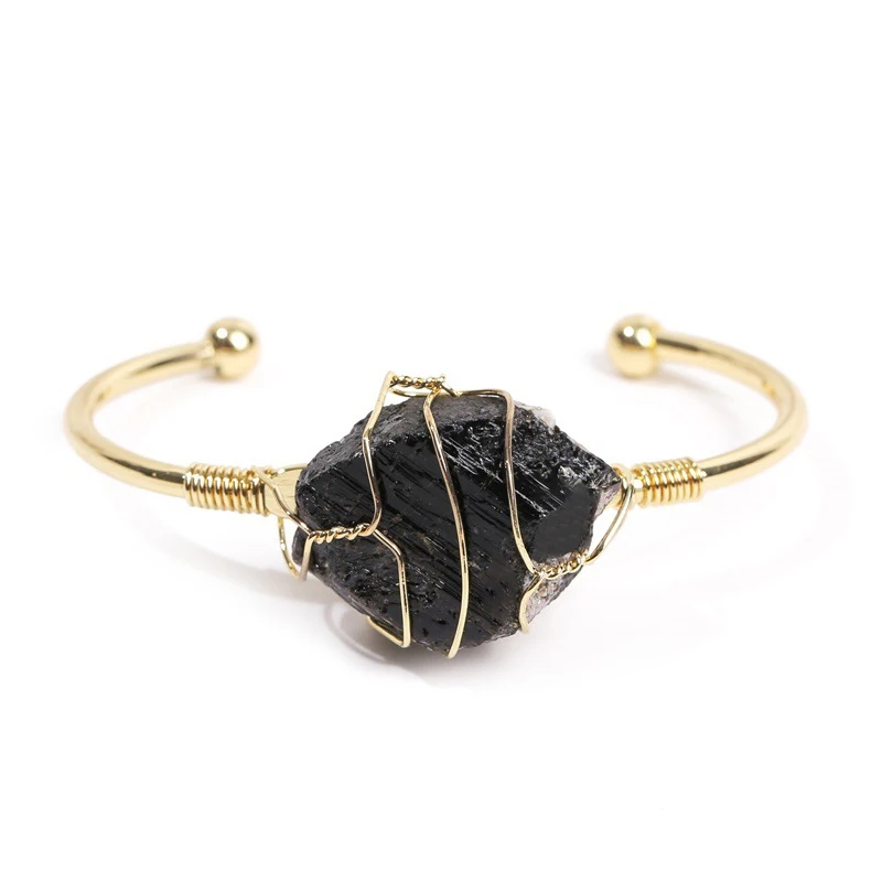 Irregular Citrine Handmade Stone Healing Crystal Bracelet - Image 10