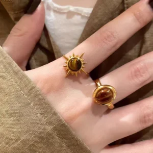 Vintage Tiger's-eye Stone Ring