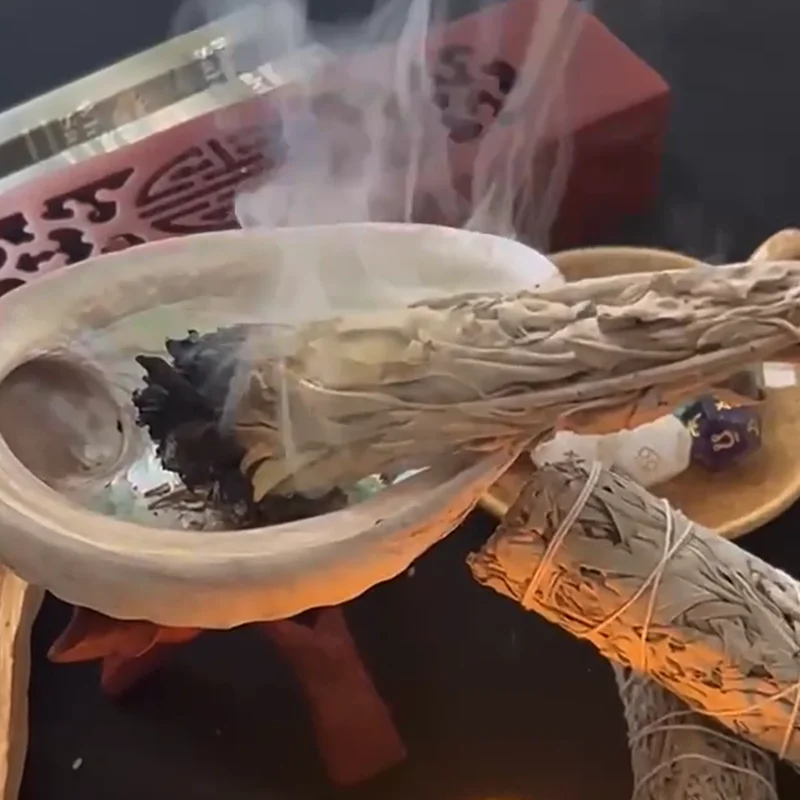 10 Cm White Sage Bundle California Incense Sticks Natural Plant Aromatherapy DIY Burning Aromatherapy Cleaning Soothing Bundle - Image 6