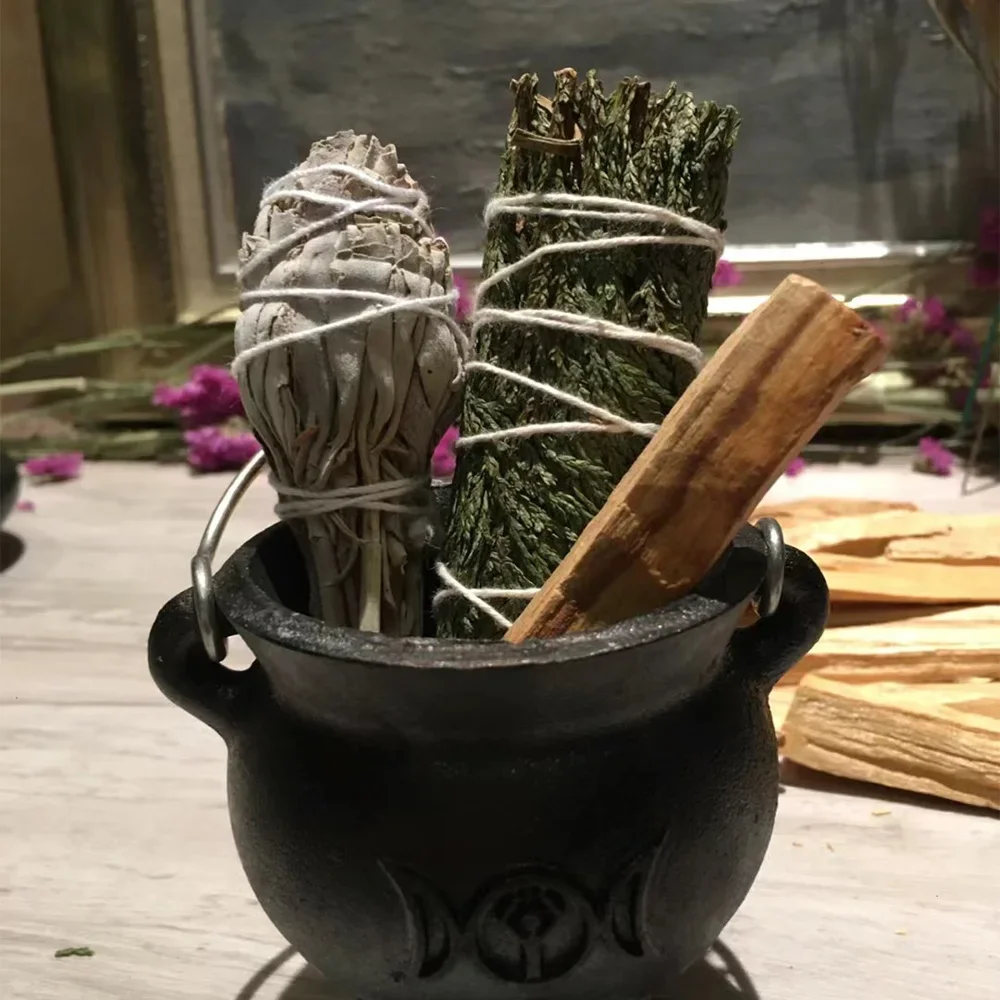 HQ White Sage Bundle And Candle California Smudge Stick Wand for Spiritual Incense Sticks Burning Aromatherapy Energy Cleansing - Image 6