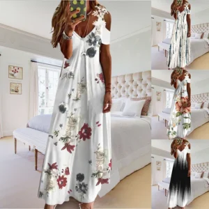 Women Summer Casual Long Dress