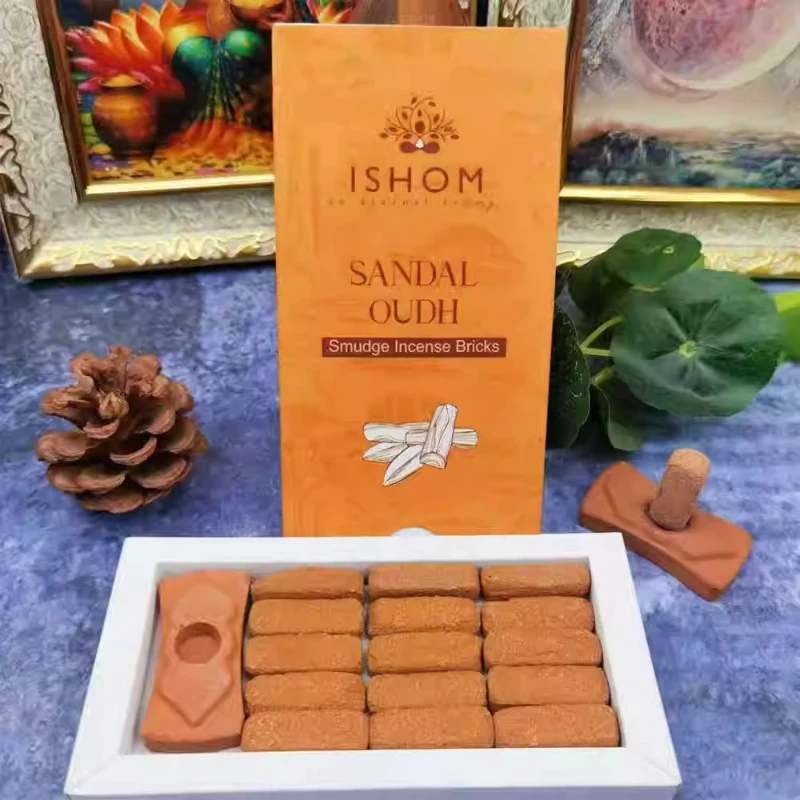 Peruvian Holy Wood Sage Sandalwood Rose Agarwood Plant Incense Brick Plant Agarwood Fragrance Sooth Mind Help Sleep Purifie Air - Image 5