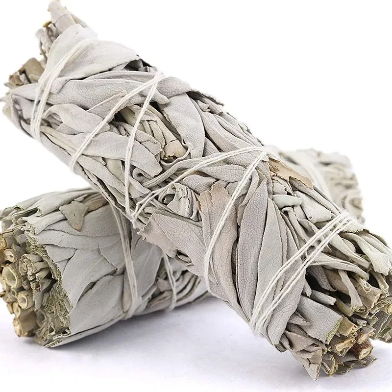 100% Natural Incense White Sage Bundle Smudge Sticks Home Purification Pure Leaf Meditation Portable Energy Cleansing Bundles - Image 5