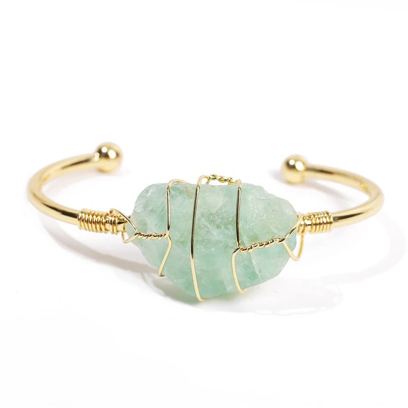 Irregular Citrine Handmade Stone Healing Crystal Bracelet - Image 14