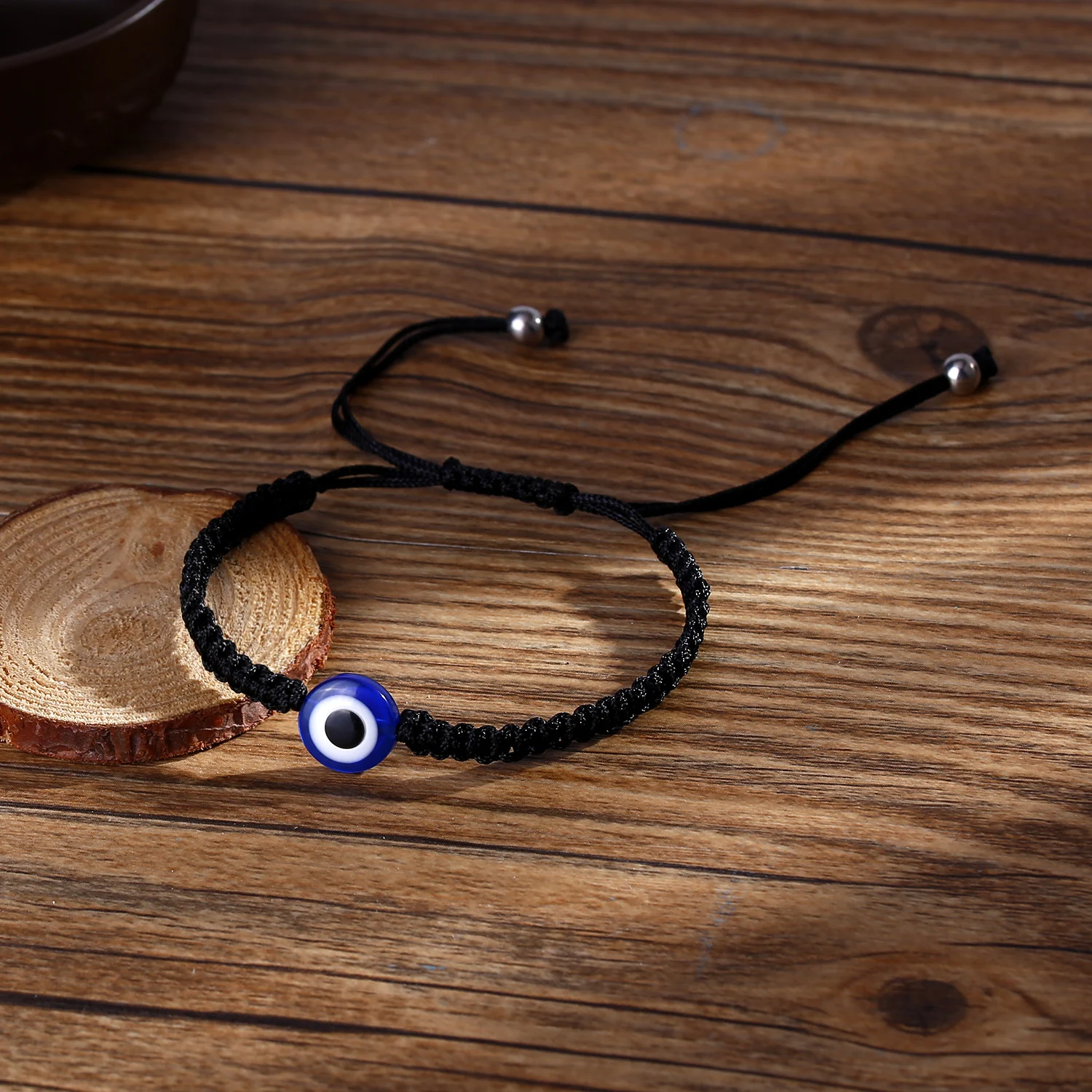 Classic Evil Eye Braided Bracelet for Protection Lucky Amulet Black Rope Adjustable Wristband Spiritual Jewelry for Men Women - Image 7