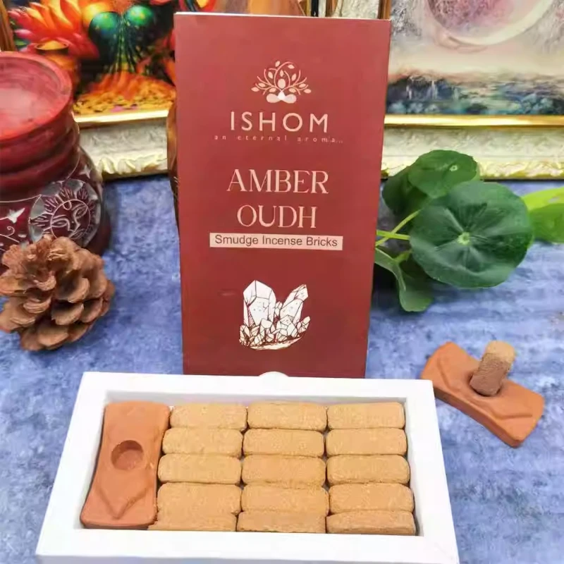 Peruvian Holy Wood Sage Sandalwood Rose Agarwood Plant Incense Brick Plant Agarwood Fragrance Sooth Mind Help Sleep Purifie Air - Image 6