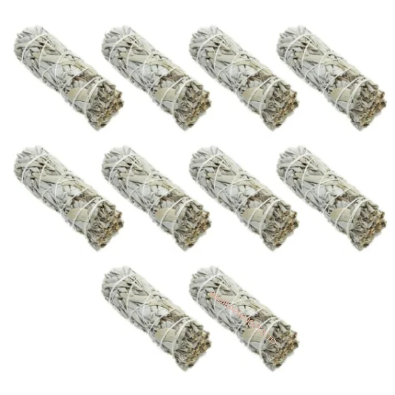 100% Natural Incense White Sage Bundle Smudge Sticks Home Purification Pure Leaf Meditation Portable Energy Cleansing Bundles - Image 9