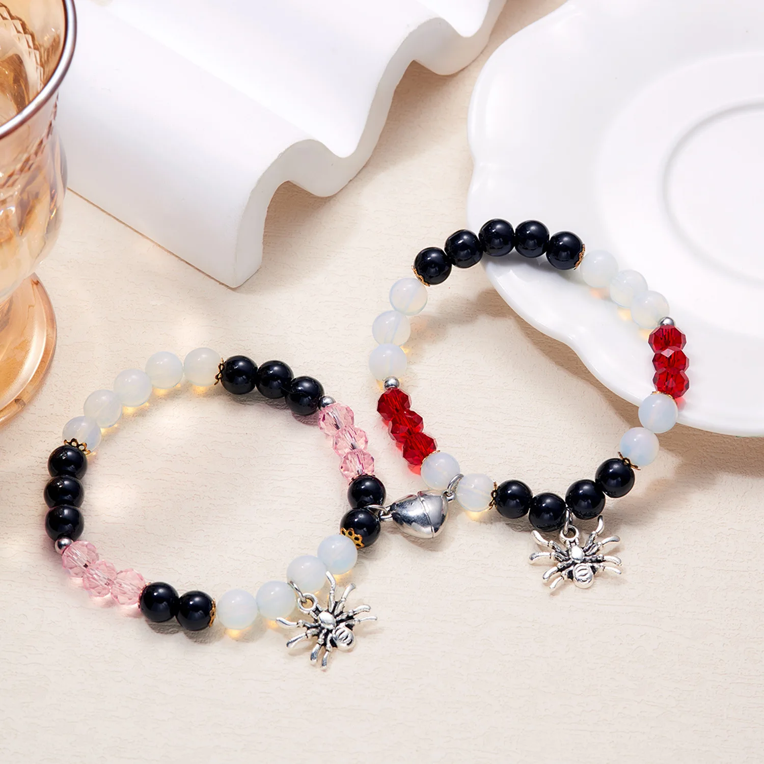 Pink Crystal Natural Stone Bracelet Reiki Energy Strand Bracelets Bangles For Women Prayer Blessing Health Wristband Jewelry - Image 15