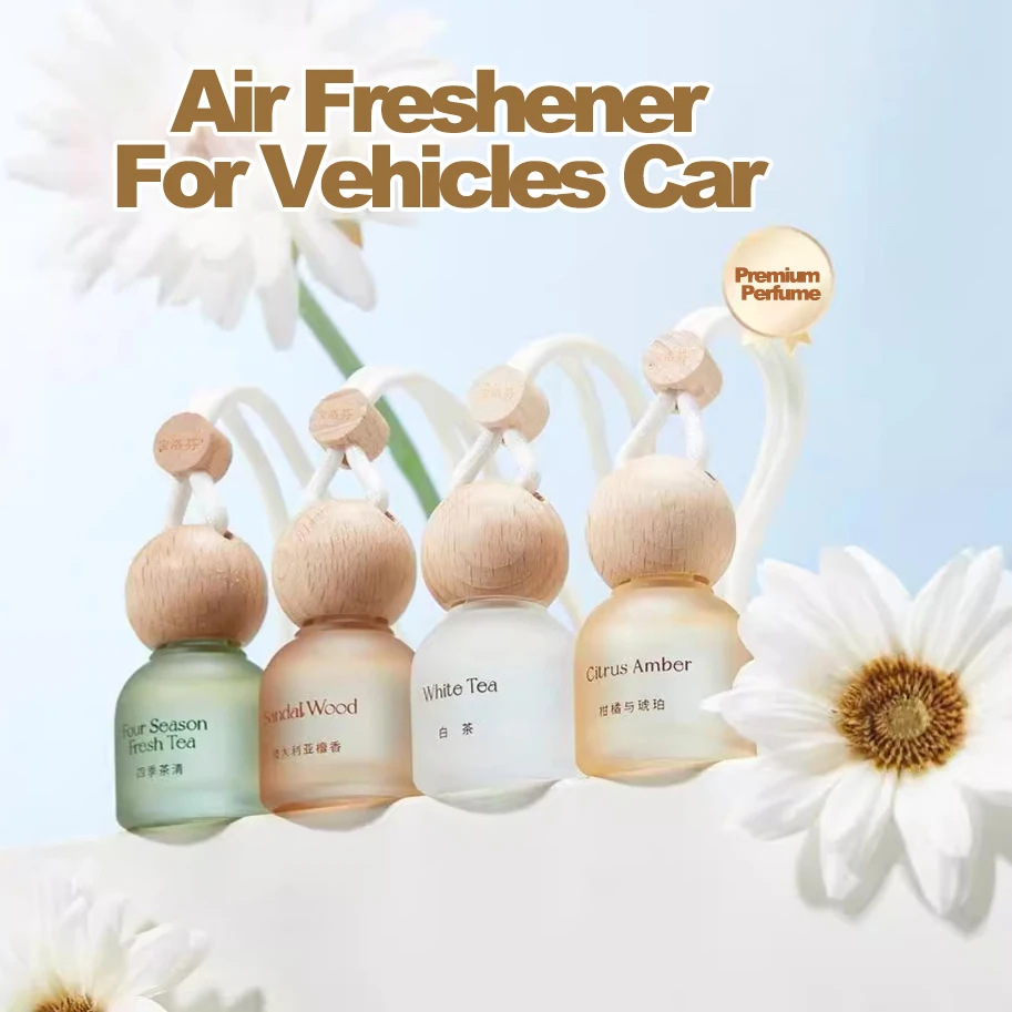 Car Air Freshener Beech Wood Hanging Ornament Vent Diffuser