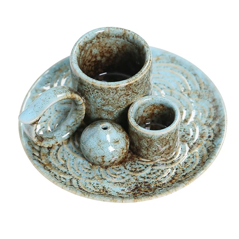 4 in 1 Ceramic Palo Santo Sticks Holder Incense Burner Sage Holder Incense Holders Ash Catcher Tray for Meditation Yoga Room - Image 4