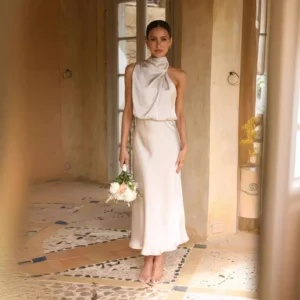 Sleeveless Slim Long Dress