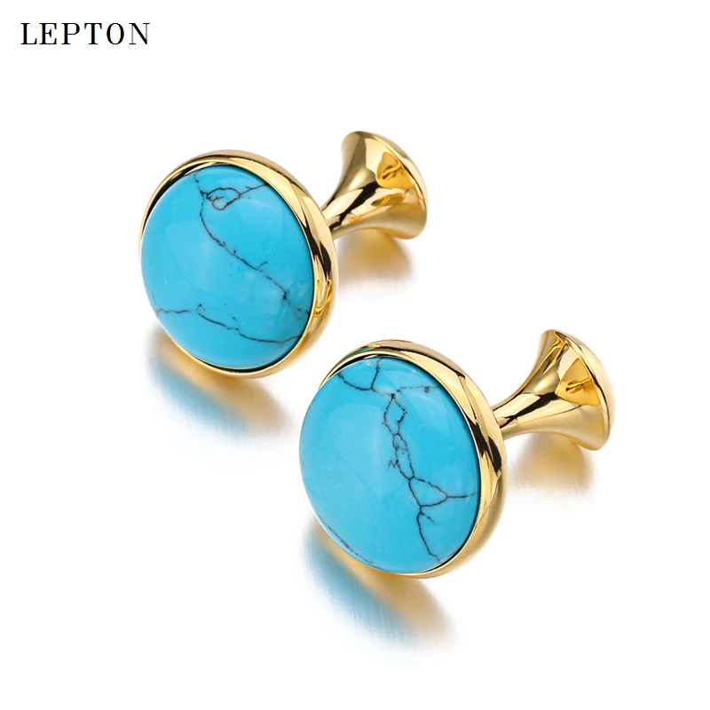 Low-key Luxury Tiger-eye Stone Cufflinks for Men - Image 4