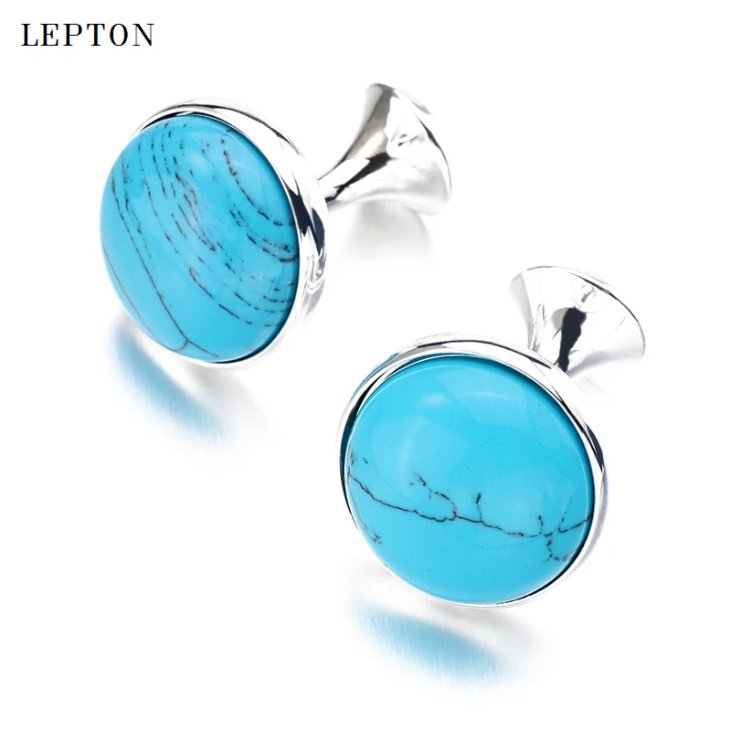 Low-key Luxury Tiger-eye Stone Cufflinks for Men - Image 5