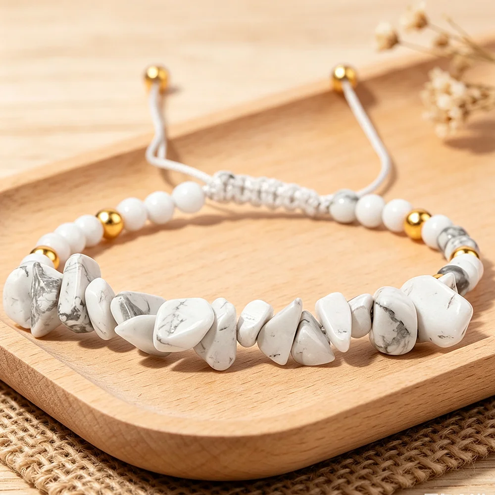 Fashionable Natural Crystal Rubble Bracelet For Women Yoga Energy Meditation Stretchable Bracelet Jewelry Accessory - Image 2