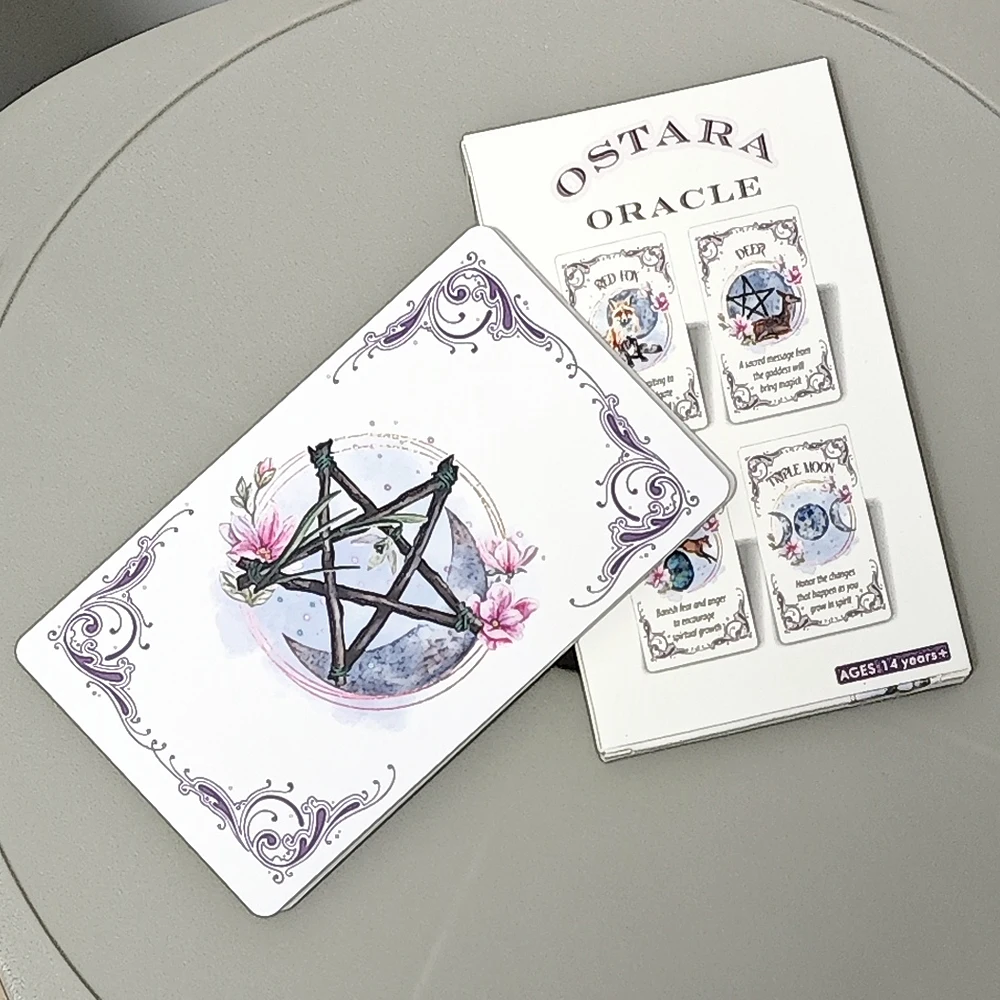 Ostara Oracle Deck 20 Pcs Oracle Cards, Inspirational Altar Deck 12*7cm To Recieve Divine Messages - Image 2
