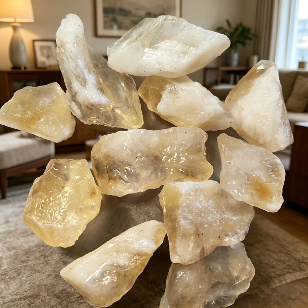 Natural Raw Citrine Healing Crystals for Jewelry Making Stone Mineral Specimen Collection Meditation Home Decoration Stone Gifts - Image 4