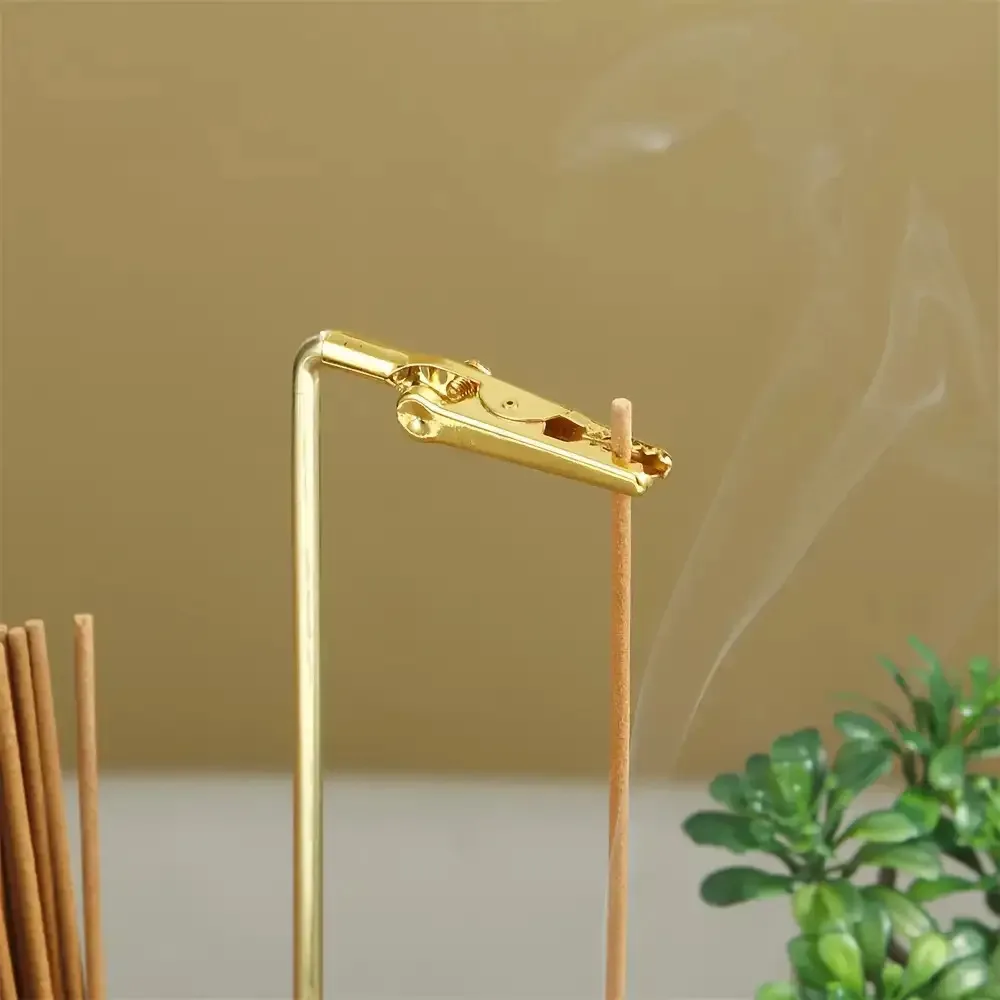 Incense Stick Burner With Stand Glass Holder Wooden Tray For Home Decor Yoga Meditation Aromatherapy Gift Catcher Base - Image 5