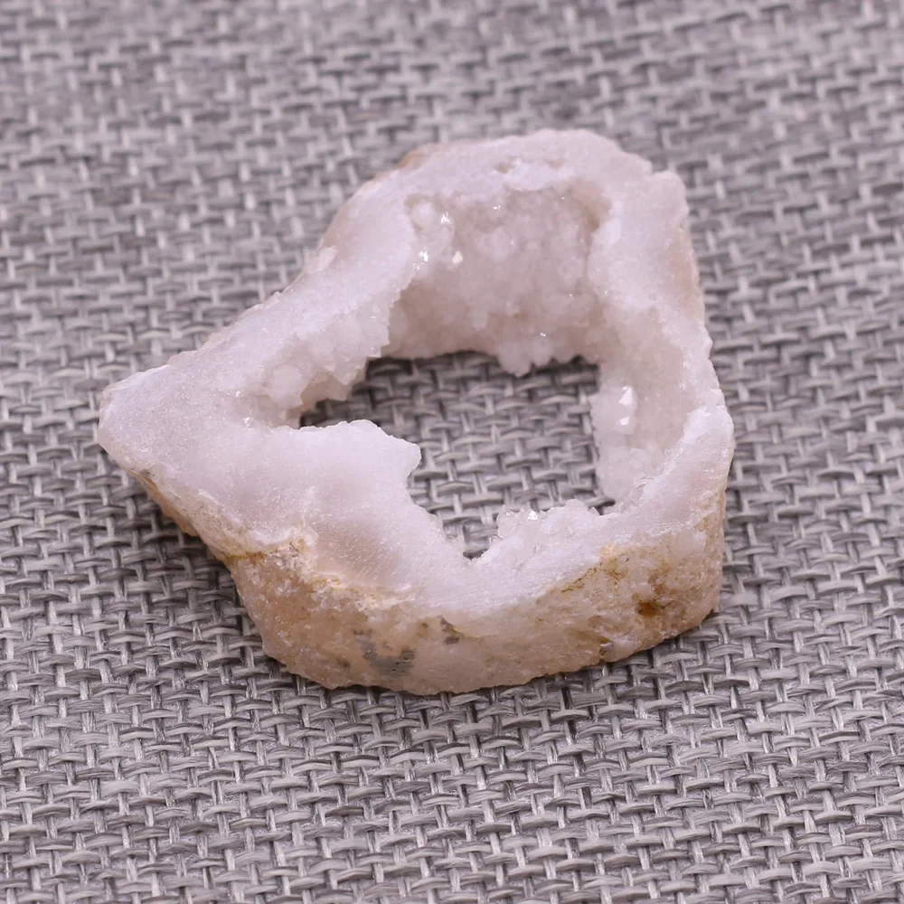 Natural Stone White Agates Slice Quartzs Crystal Cluster Minerals Reiki Healing Crystal Home Decoration Jewelry Making - Image 3