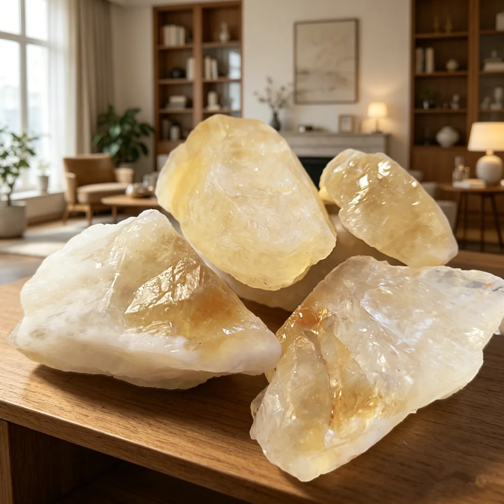 Natural Raw Citrine Healing Crystals for Jewelry Making Stone Mineral Specimen Collection Meditation Home Decoration Stone Gifts - Image 3