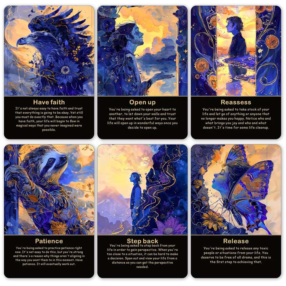Akashic Oracle Cards, 75 Energy Healing Oracle Cards for Beginners, Advanced Readers, Reveal Soul Purpose, Card Games - Image 3