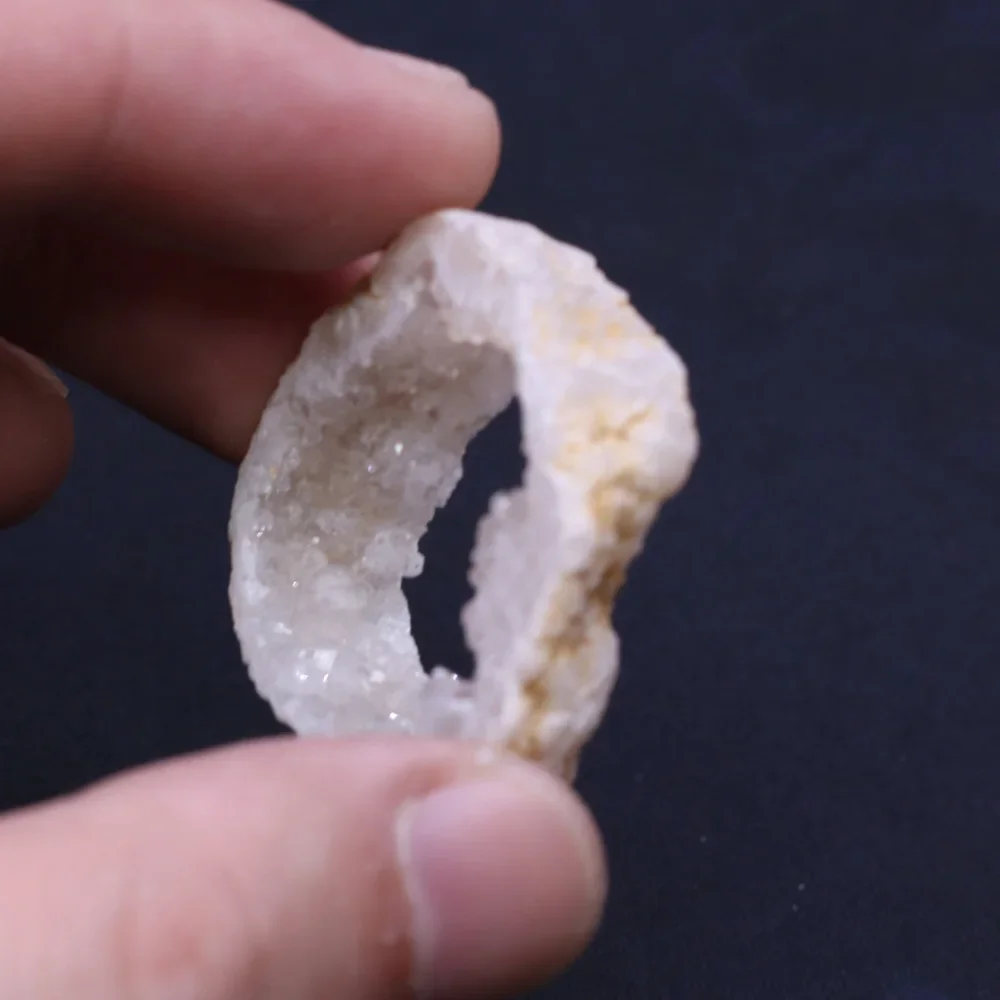 Natural Stone White Agates Slice Quartzs Crystal Cluster Minerals Reiki Healing Crystal Home Decoration Jewelry Making - Image 4