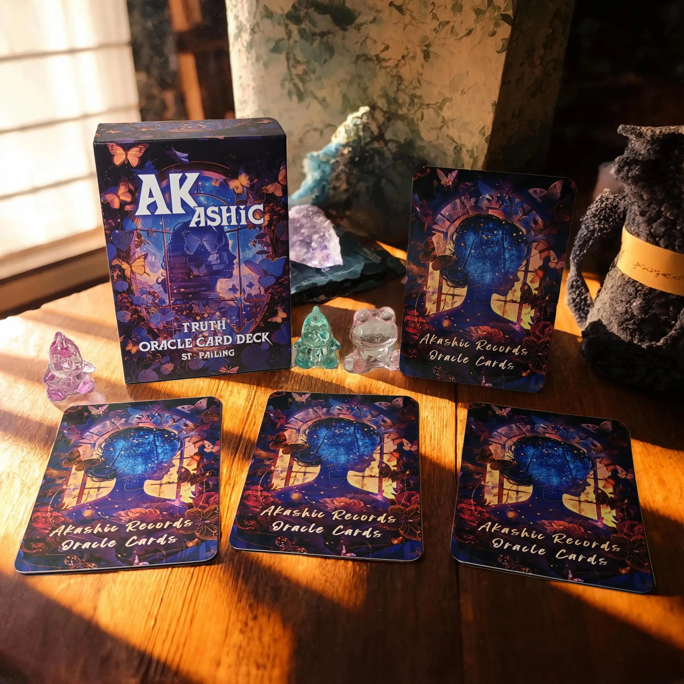 Akashic Oracle Cards, 75 Energy Healing Oracle Cards for Beginners, Advanced Readers, Reveal Soul Purpose, Card Games - Image 5