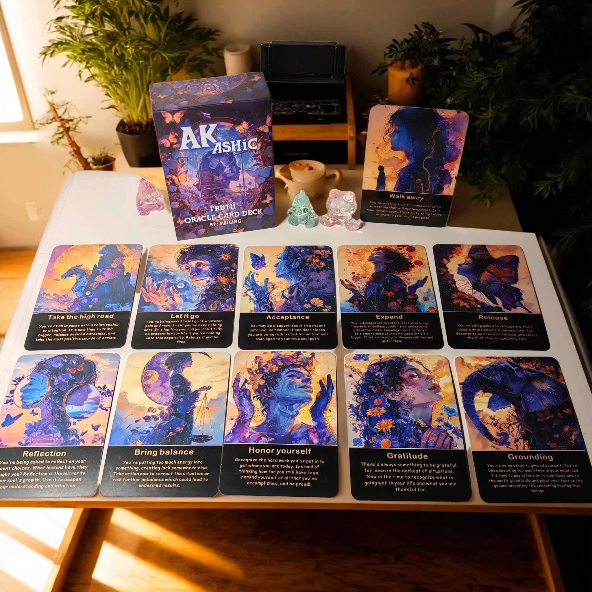Akashic Oracle Cards, 75 Energy Healing Oracle Cards for Beginners, Advanced Readers, Reveal Soul Purpose, Card Games - Image 6