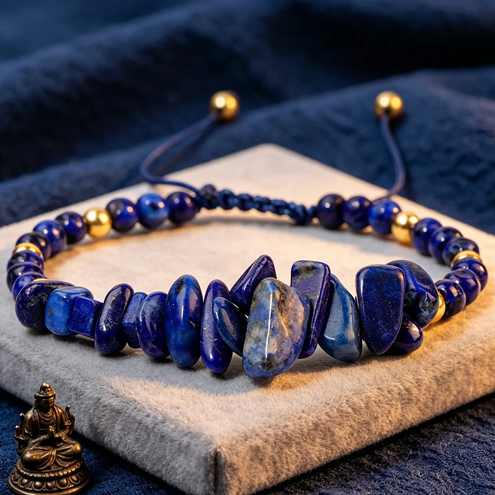 Fashionable Natural Crystal Rubble Bracelet For Women Yoga Energy Meditation Stretchable Bracelet Jewelry Accessory - Image 4