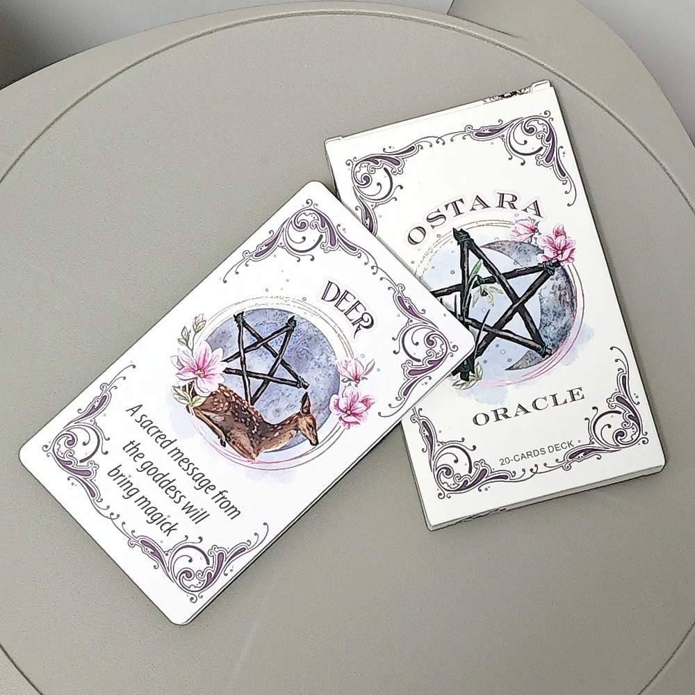Ostara Oracle Deck 20 Pcs Oracle Cards, Inspirational Altar Deck 12*7cm To Recieve Divine Messages - Image 6