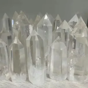 1pcs Brazilian Natural Quartz Crystal White Crystal Brazilian Crystal Healing Crystal Ornaments